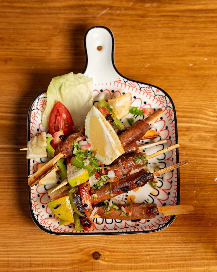 Grilled skewers